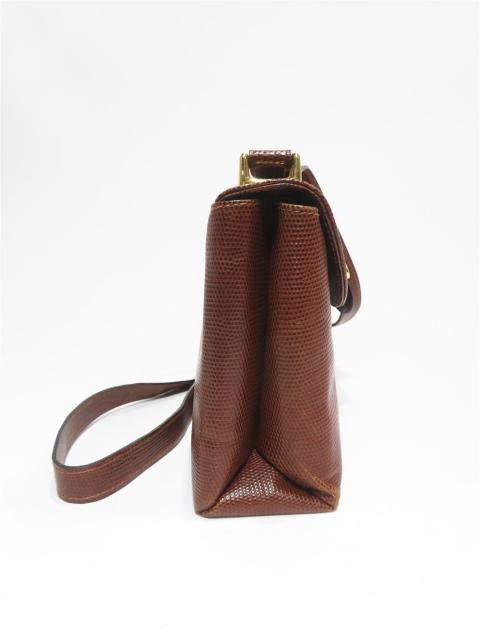 リザード型押し ショルダーバッグ