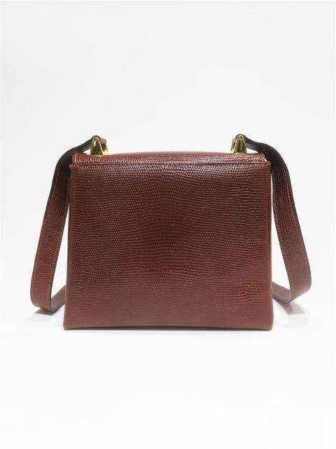 リザード型押し ショルダーバッグ