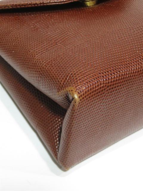 リザード型押し ショルダーバッグ