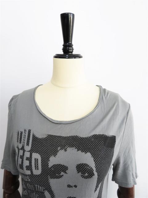 ダメージ加工 ルー・リード グラフィック Tシャツ