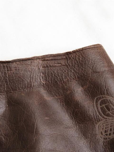 CC グラフィックプリント レザースカート