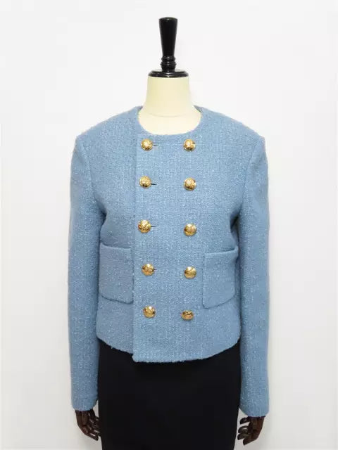 ツイード シャスール ジャケット