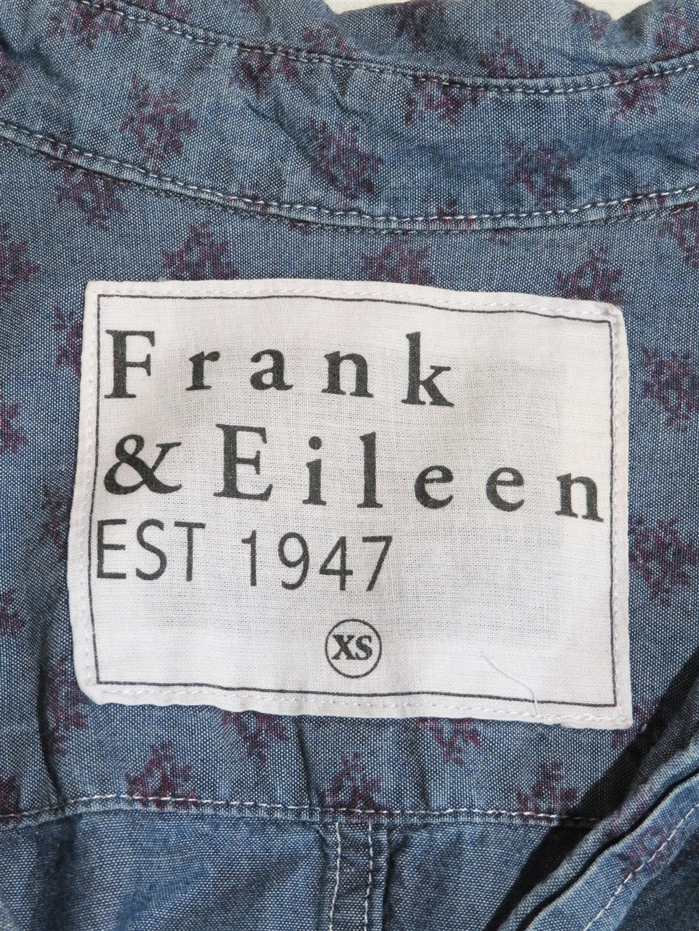 Frank & Eileen フラワー シャツ