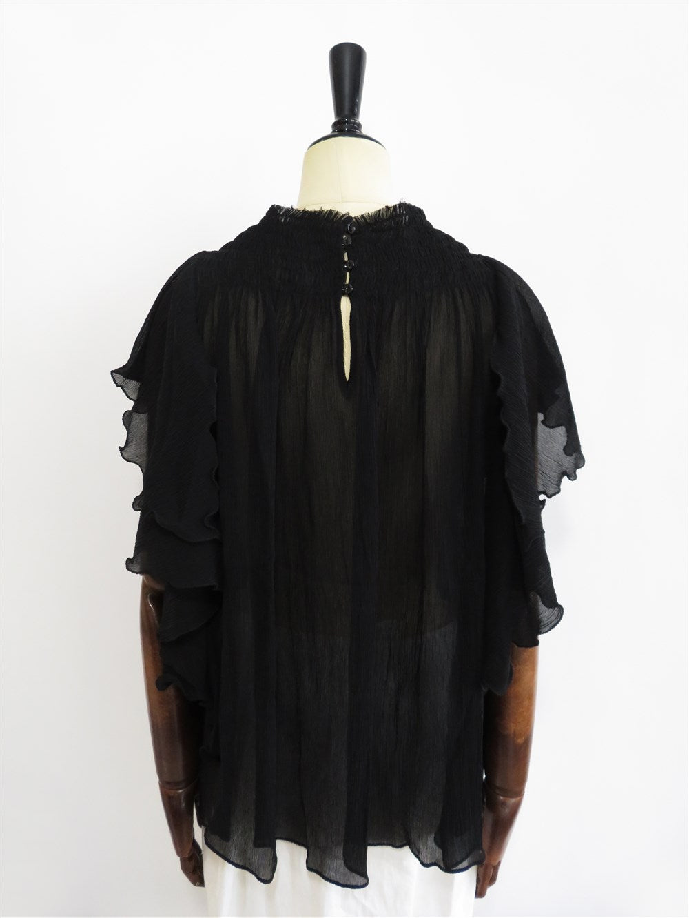 シルク ジョーゼット ブラウス