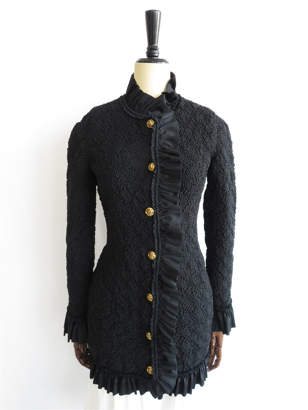 フリルアクセント コート ジャケット