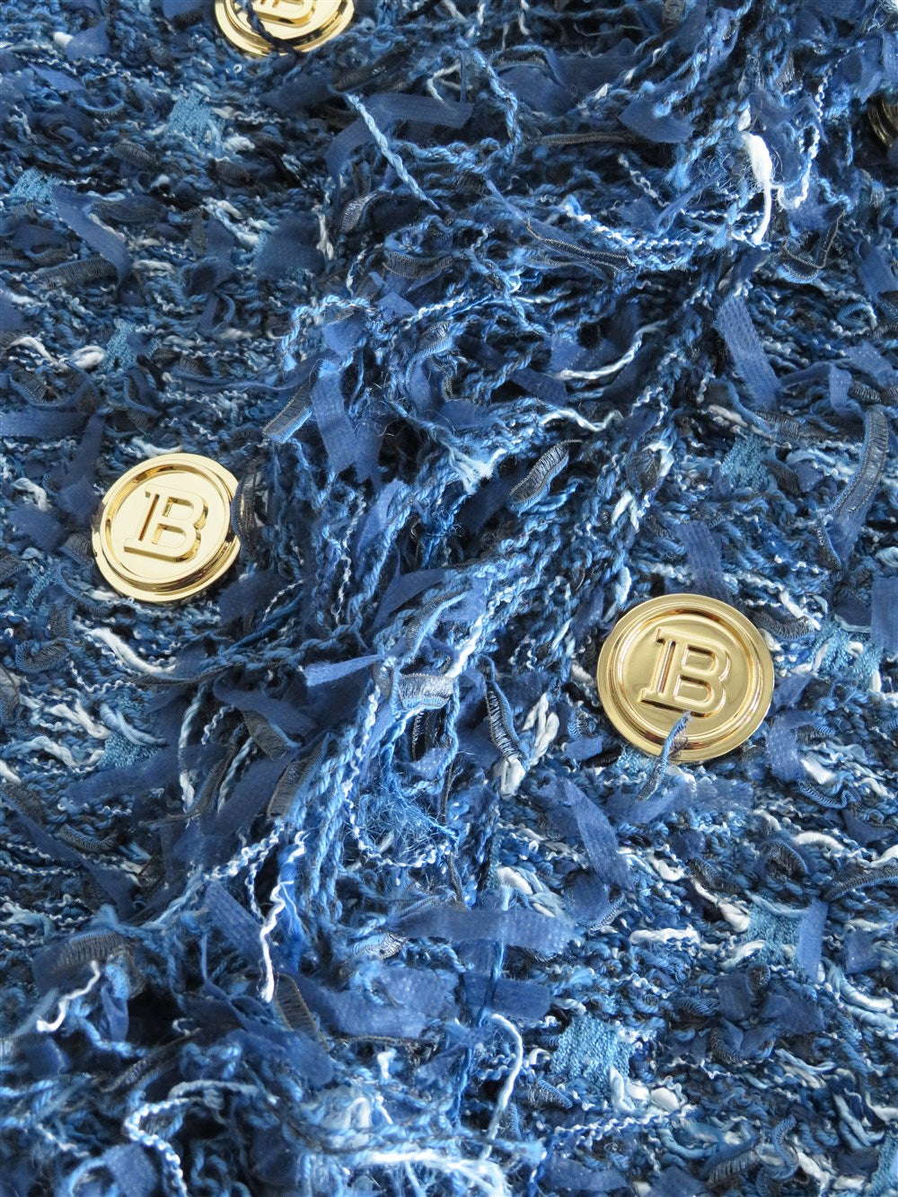 ツイード フリンジ ジャケット