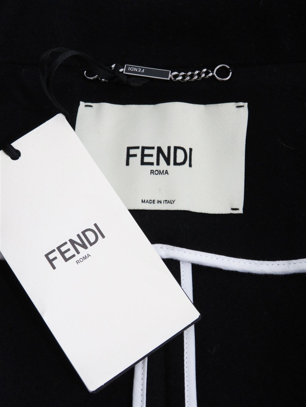 レザーカラー ダブル コート