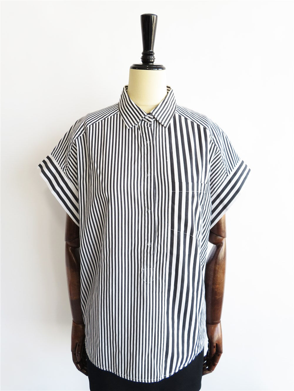 ストライプ ブラウス