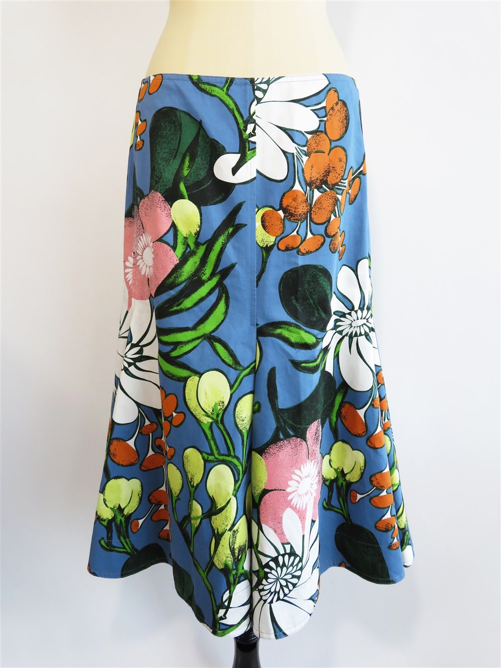 プリント フレア スカート