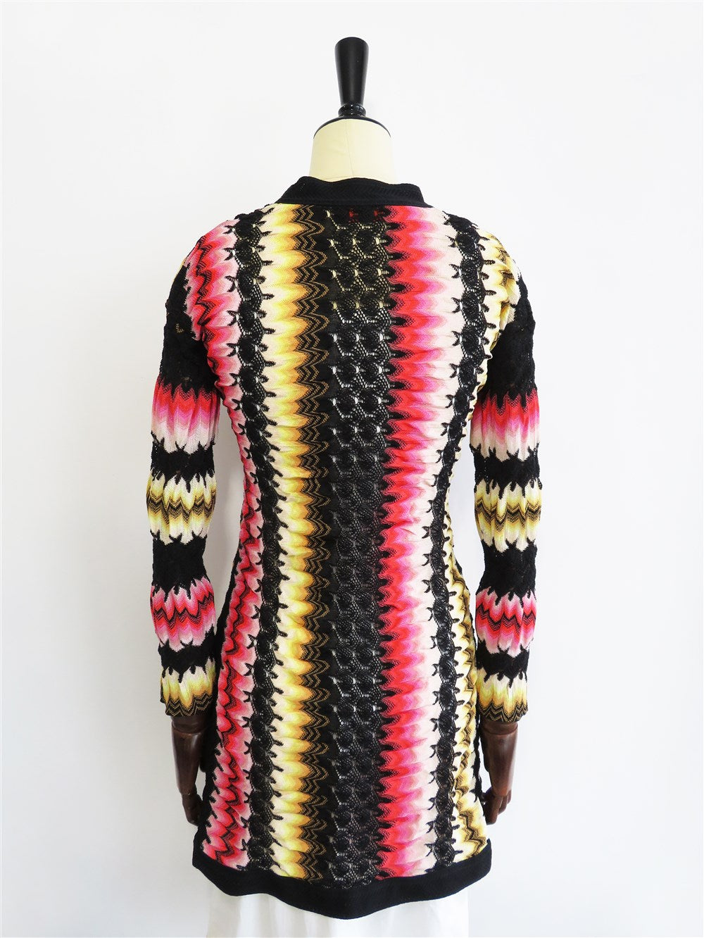 マルチカラー ロングカーディガン