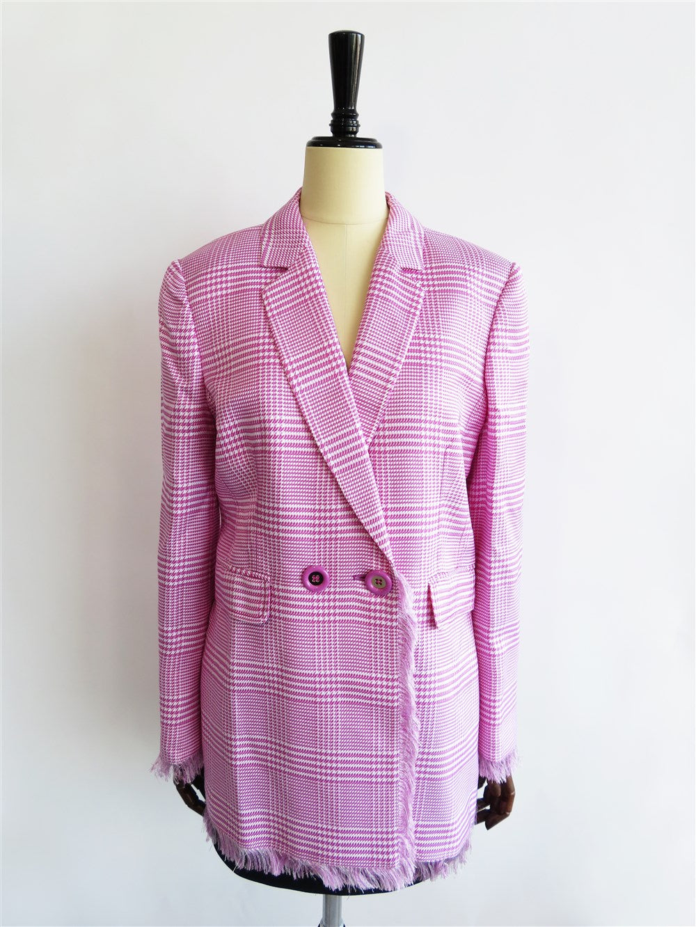 グレンチェック ジャケット