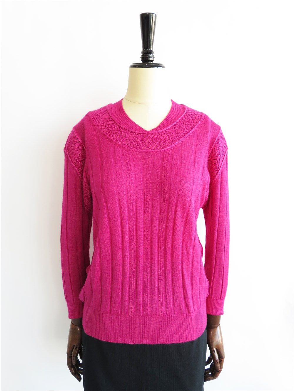 カシミヤ シルク デザイン ニット