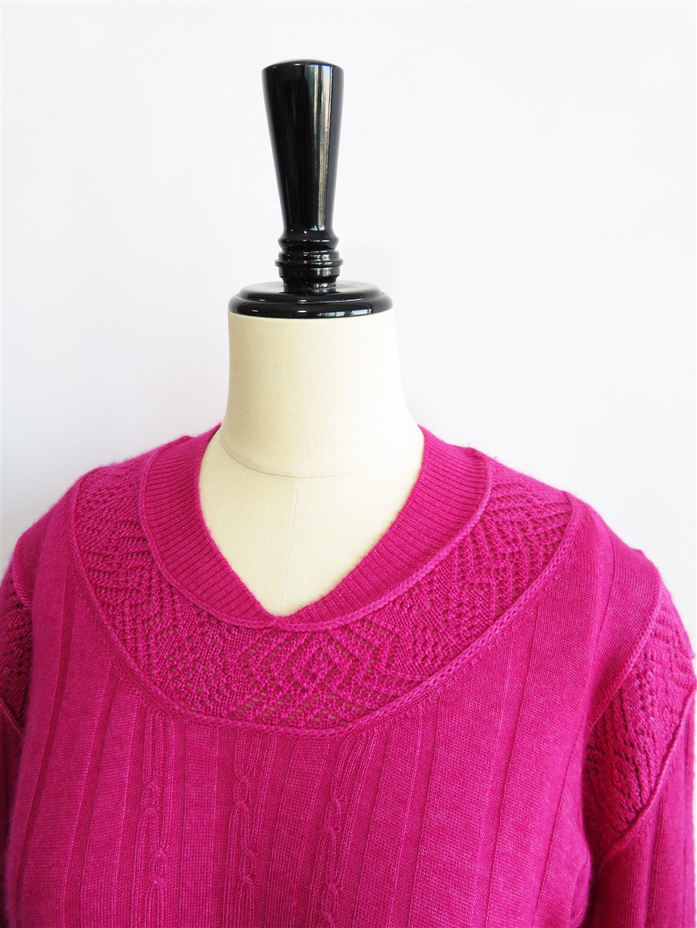 カシミヤ シルク デザイン ニット