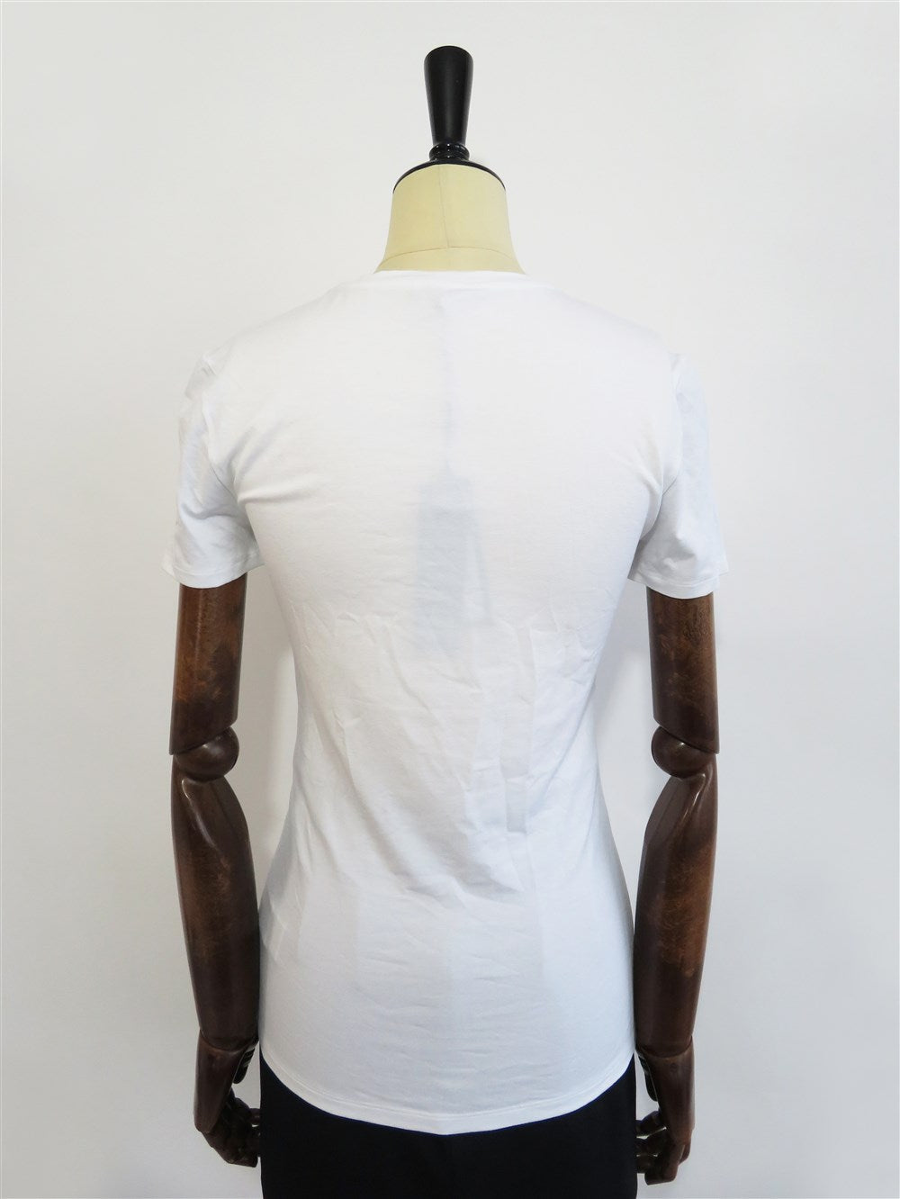 スパンコール装飾 クルーネック Tシャツ