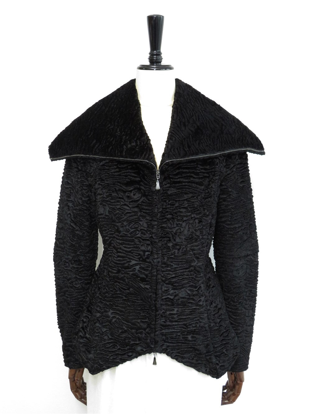 テクスチャード シアリング ジャケット