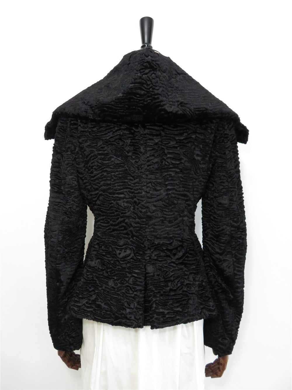 テクスチャード シアリング ジャケット