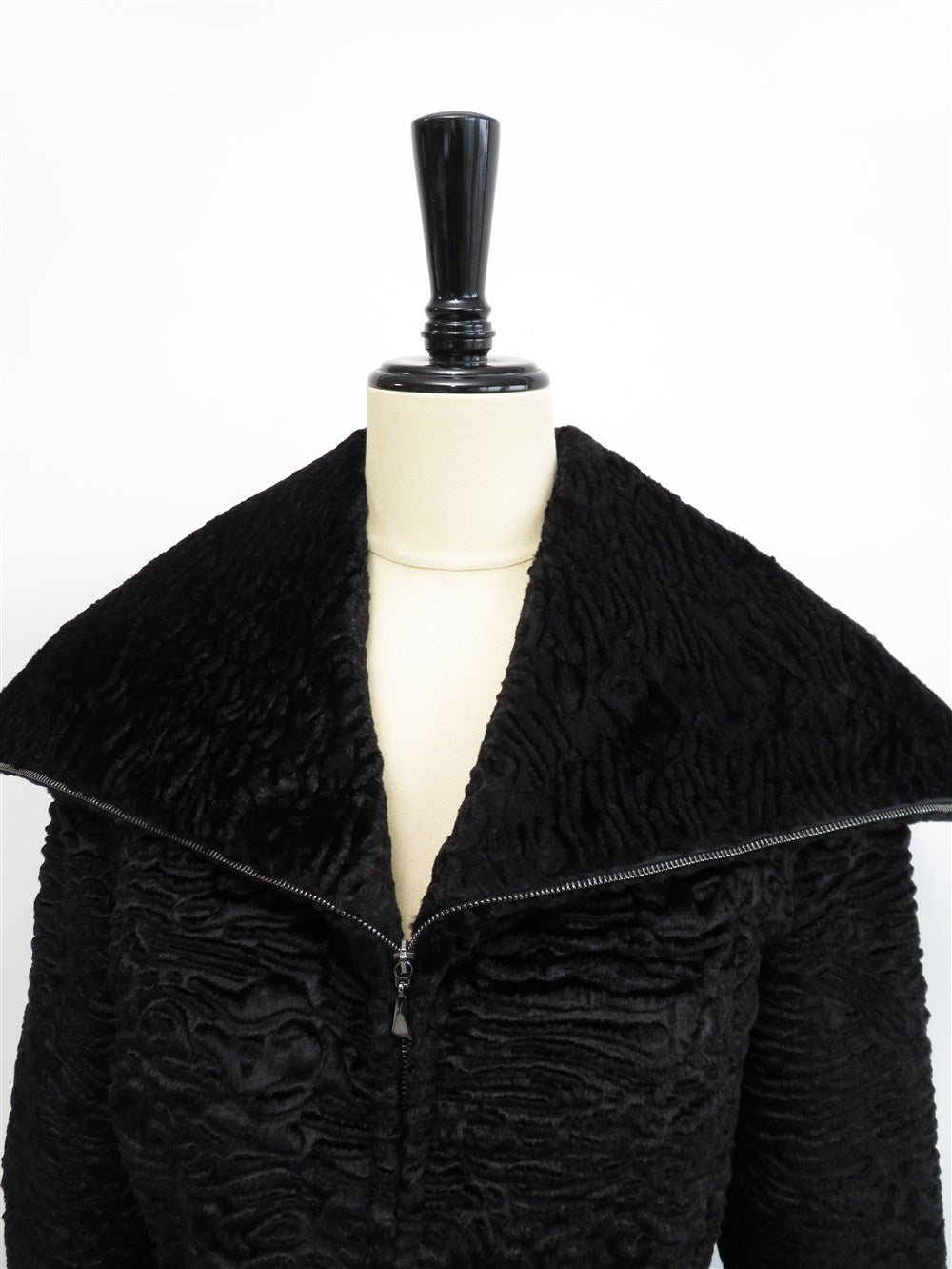 テクスチャード シアリング ジャケット