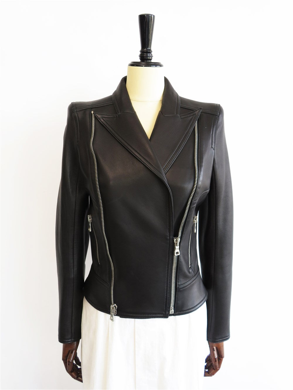 ダブルジップ ライダース ジャケット