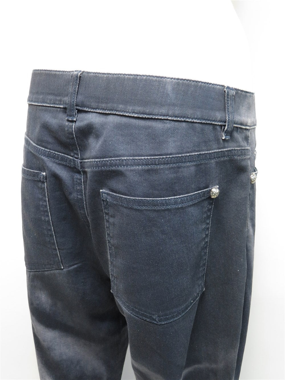 CC ウォッシュド デニム スリム パンツ