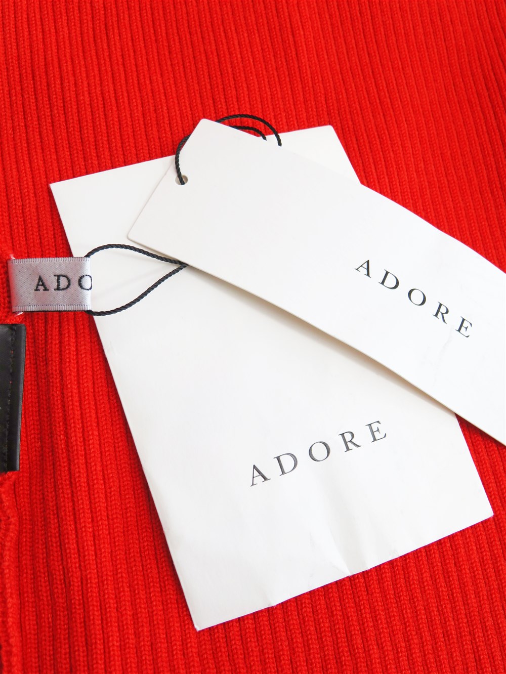 ADORE モックネック リブニット