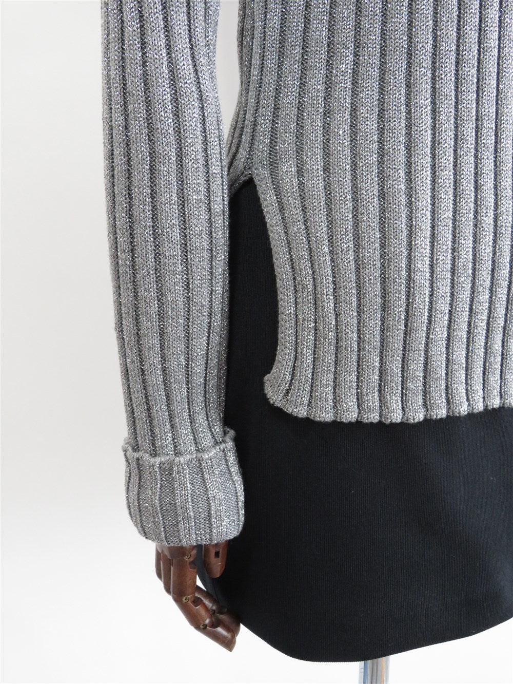 グリッター リブニット