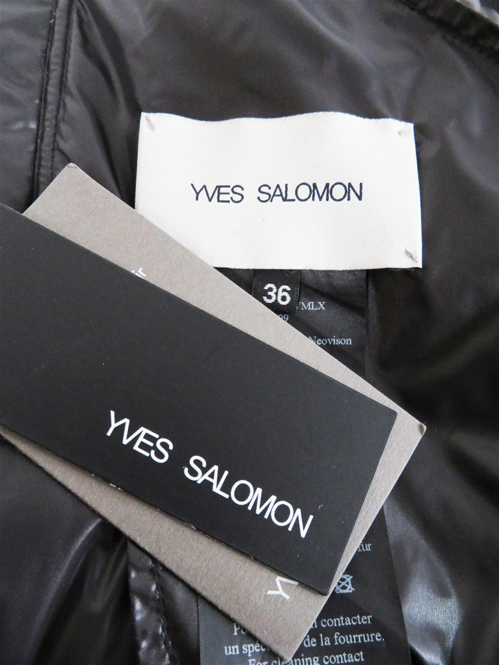 YVES SALOMON ミンクダウンコート