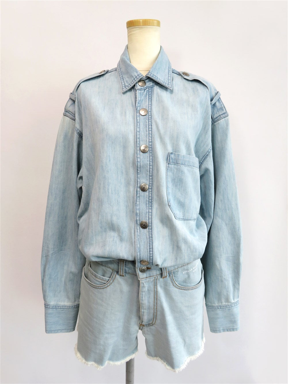 デニム ジャンプスーツ