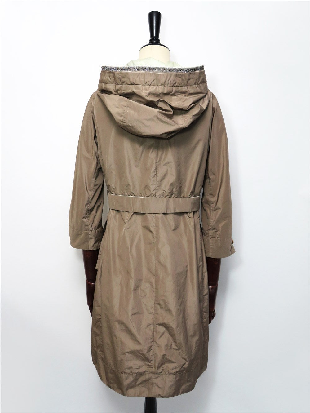 リバーシブル フーデッド コート