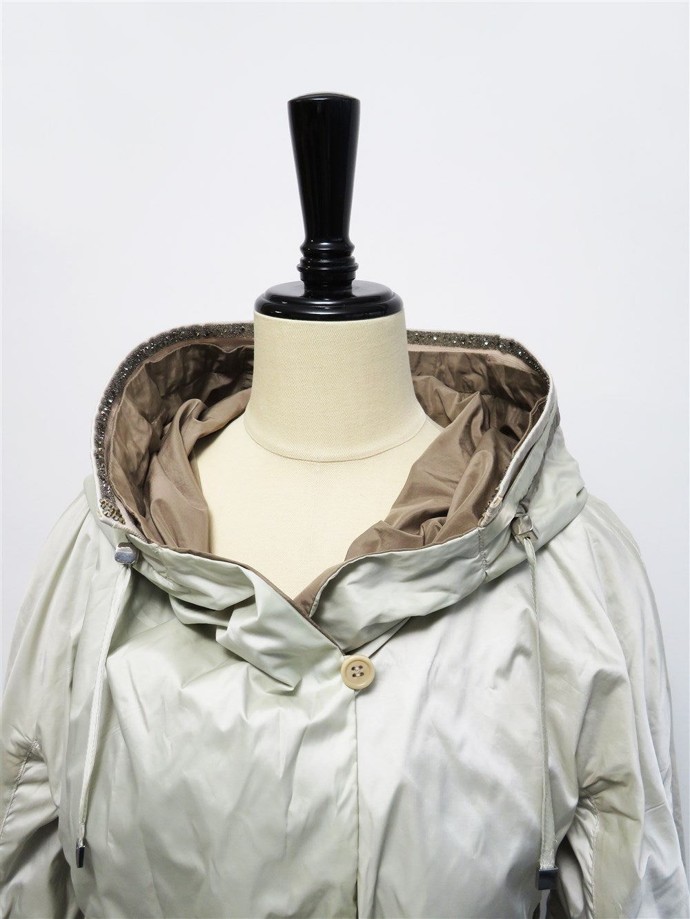 リバーシブル フーデッド コート