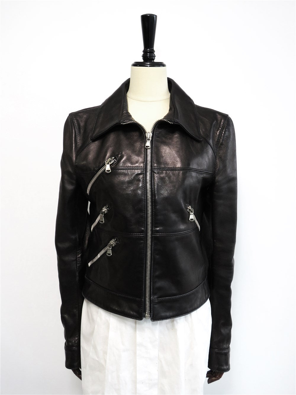 レザー バイカー ジャケット