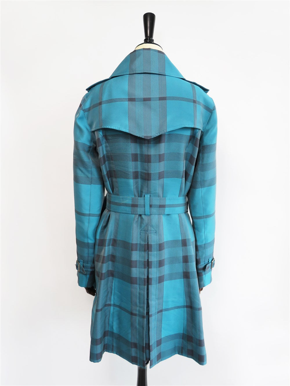 チェック柄 トレンチ コート