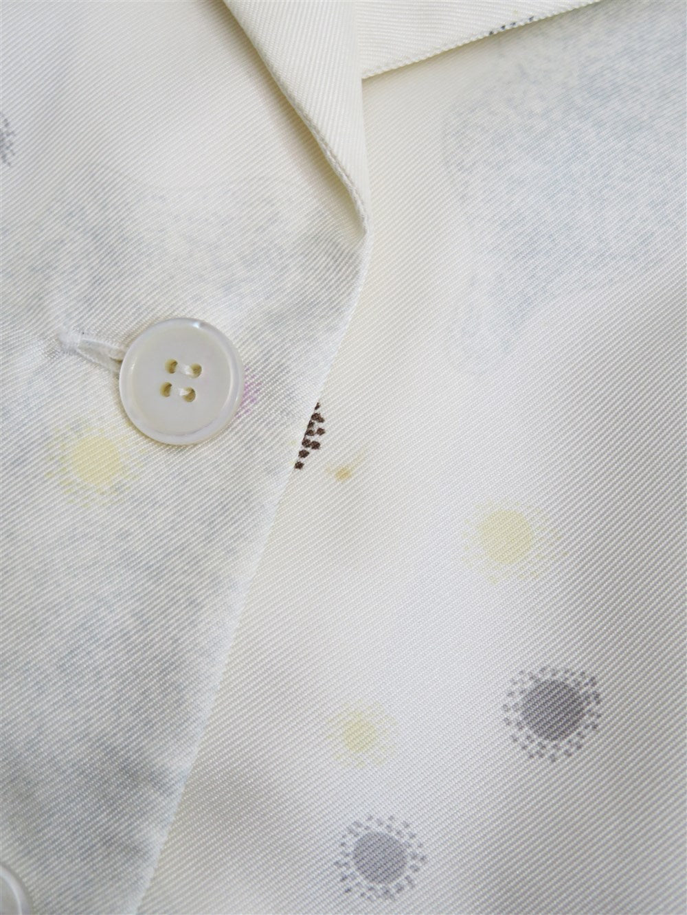 惑星プリント シルク ベスト