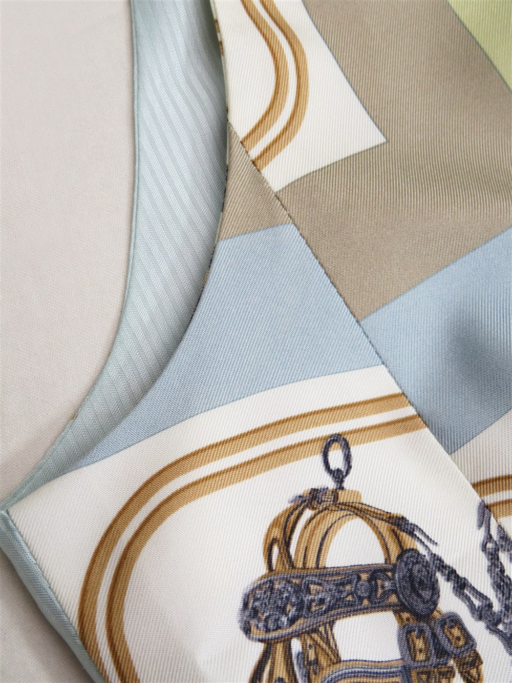 BRIDLES GALAプリント シルクベスト