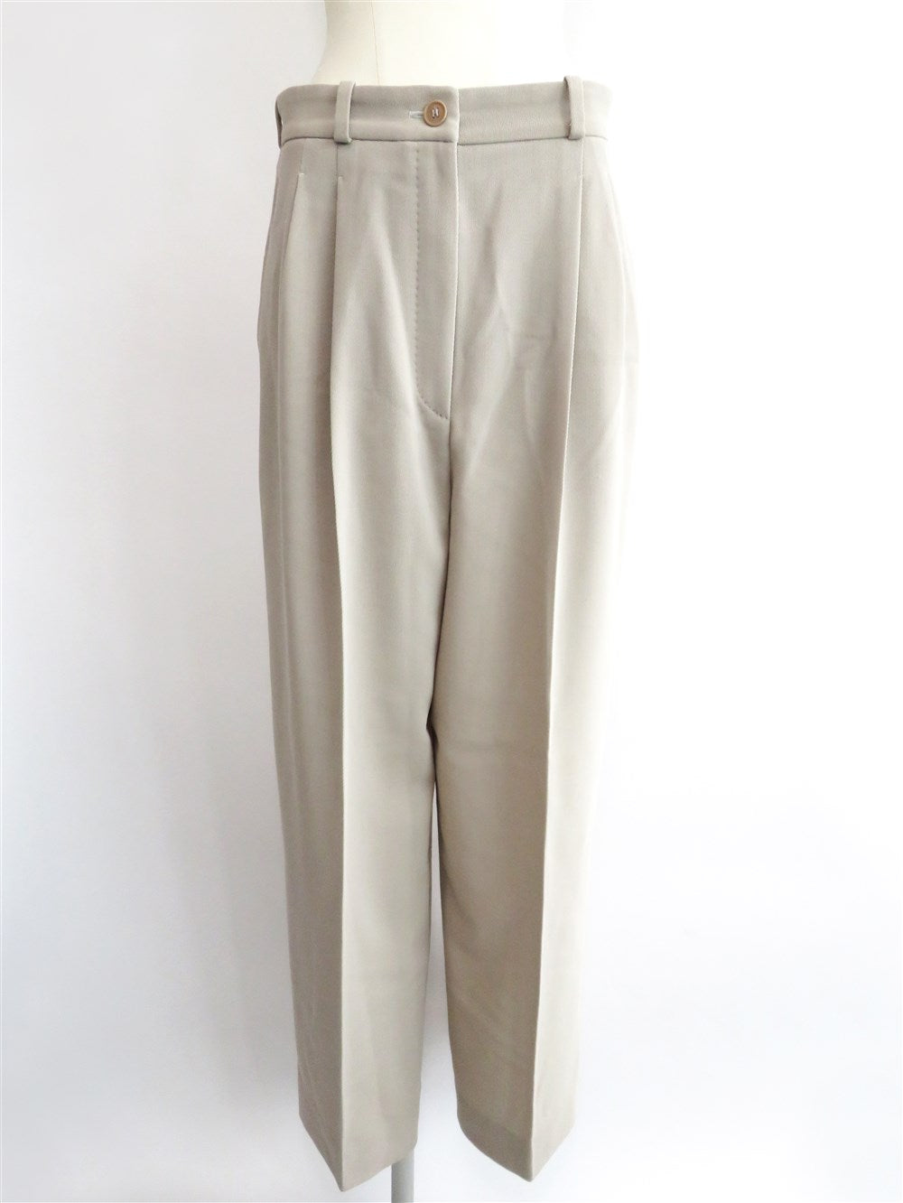 ダブルタック ストレートパンツ