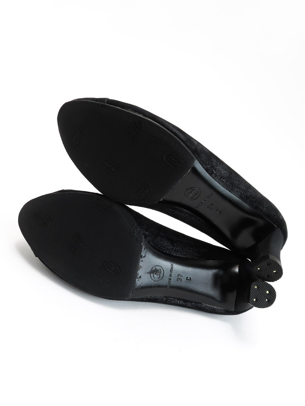 CCマーク バレリーナ ヒール パンプス