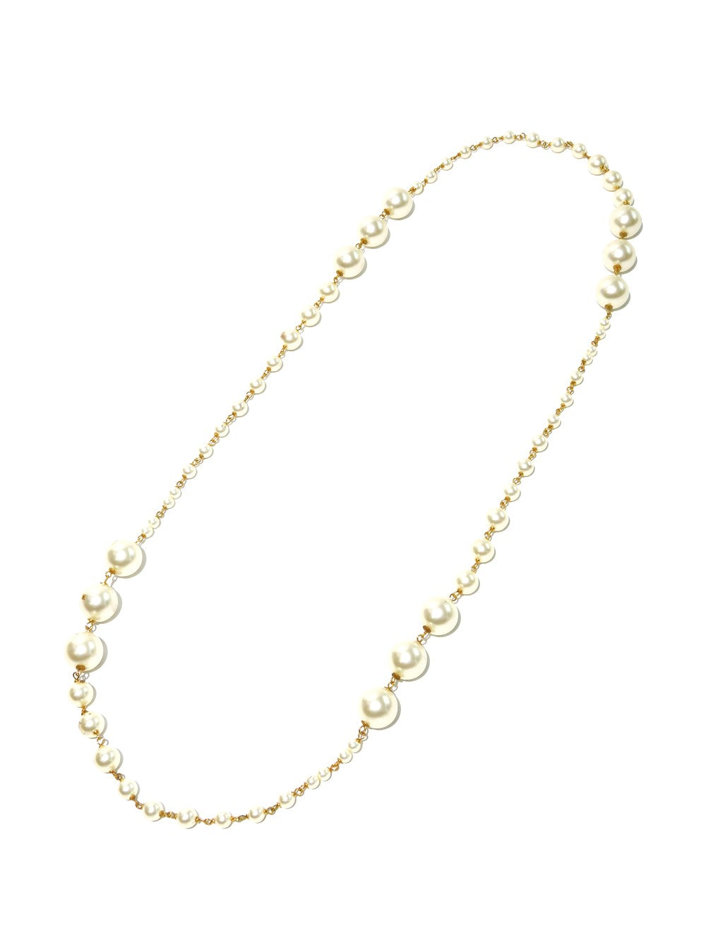 CC コスチュームパール ロングネックレス