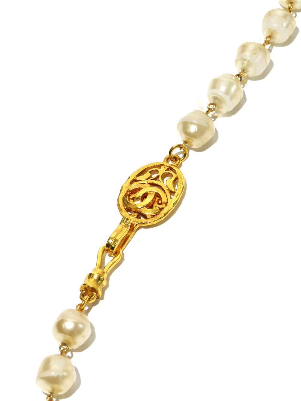 CC ヴィンテージ コスチュームパール スフィア ネックレス