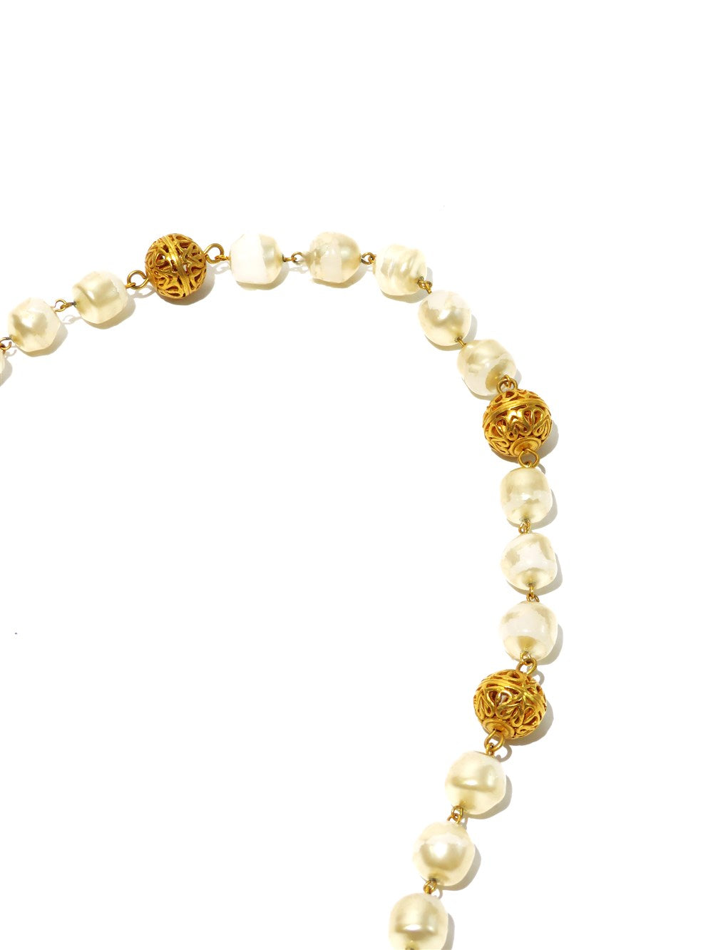 CC ヴィンテージ コスチュームパール スフィア ネックレス