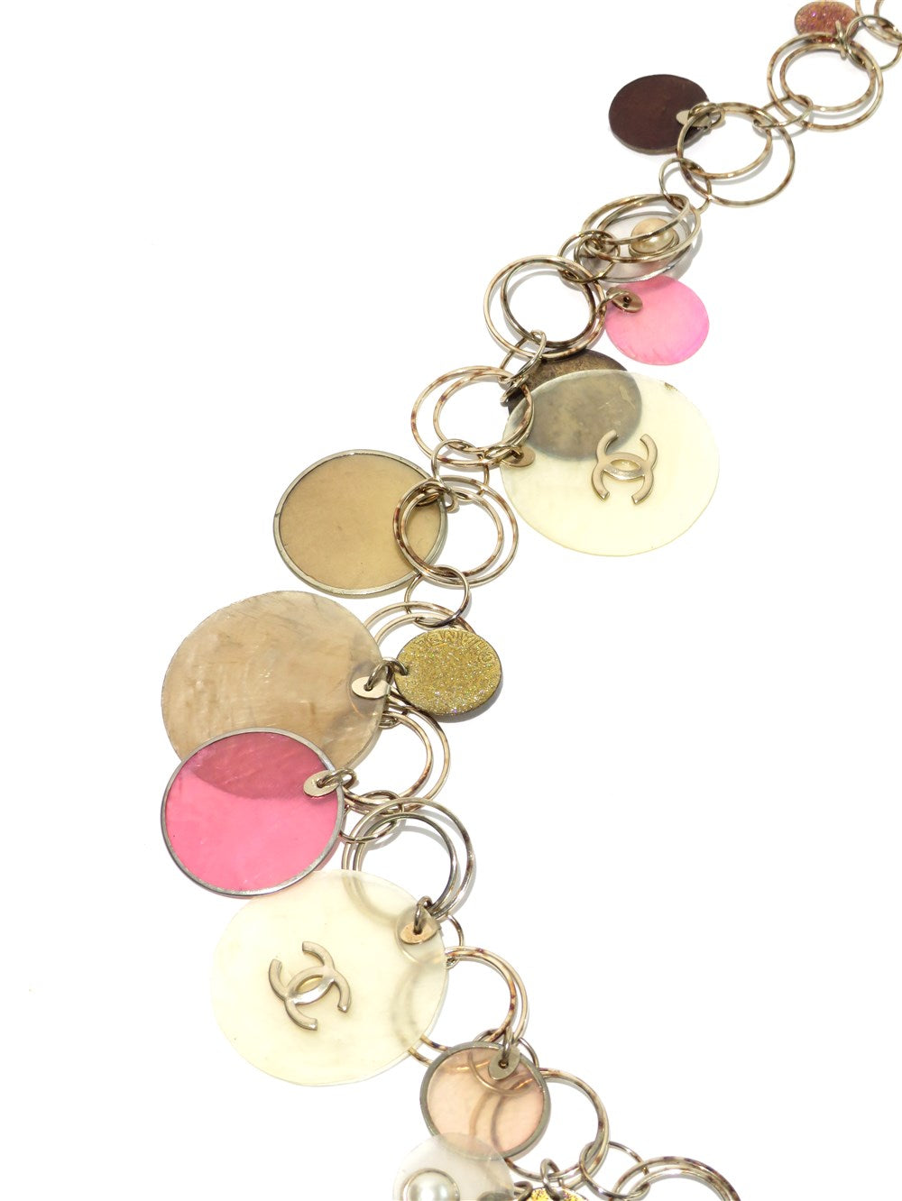 CCマーク コインチャーム風 ネックレス