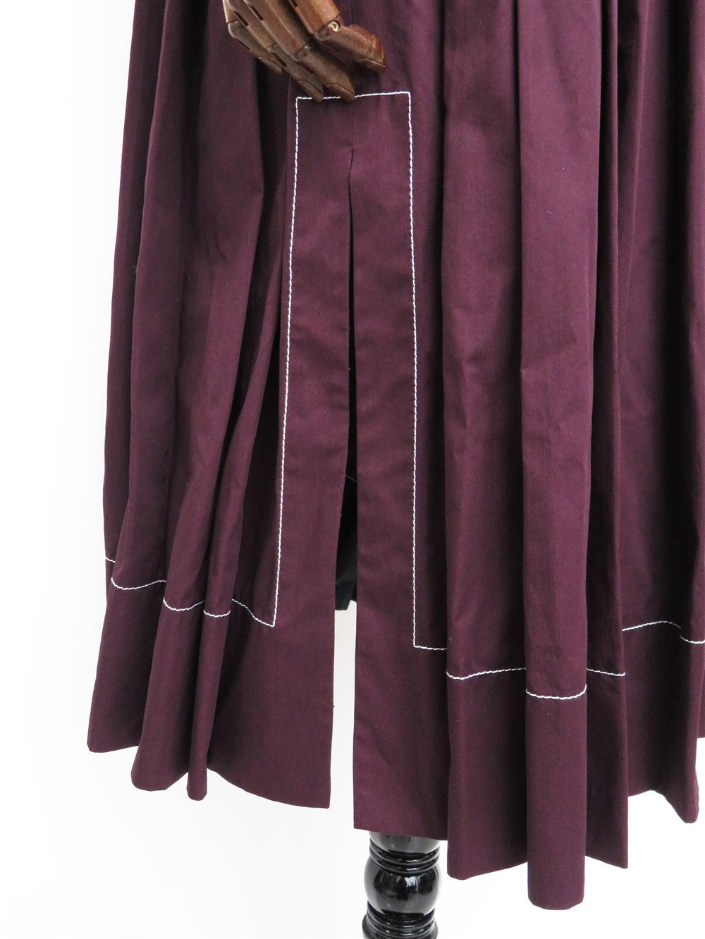 クレア カラーブロック プリーツ ワンピース