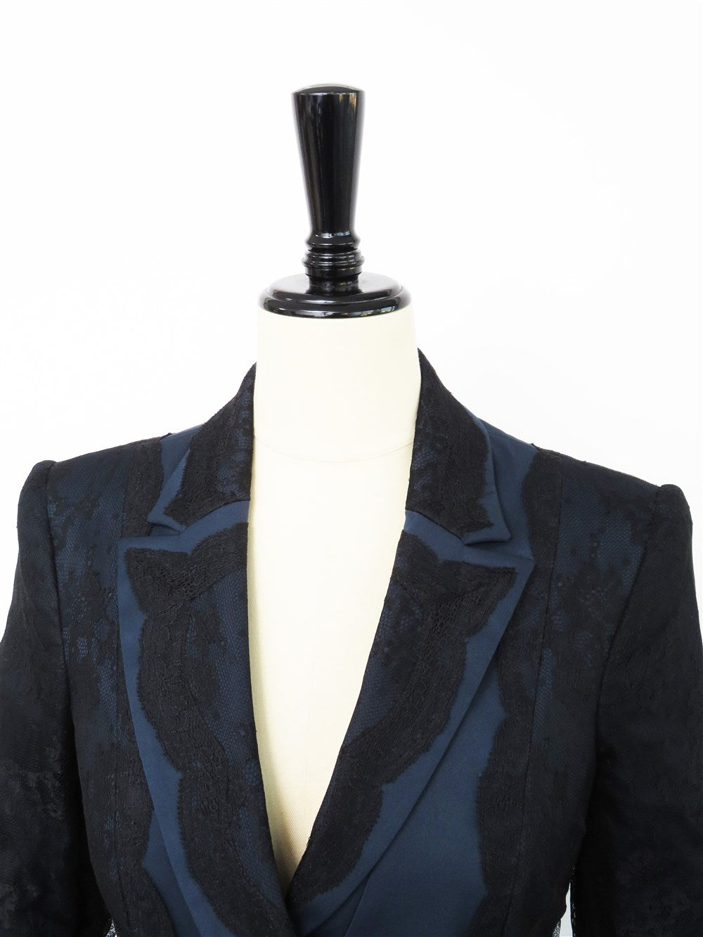 ARMANI COLLEZIONI レース デザイン ブレザー