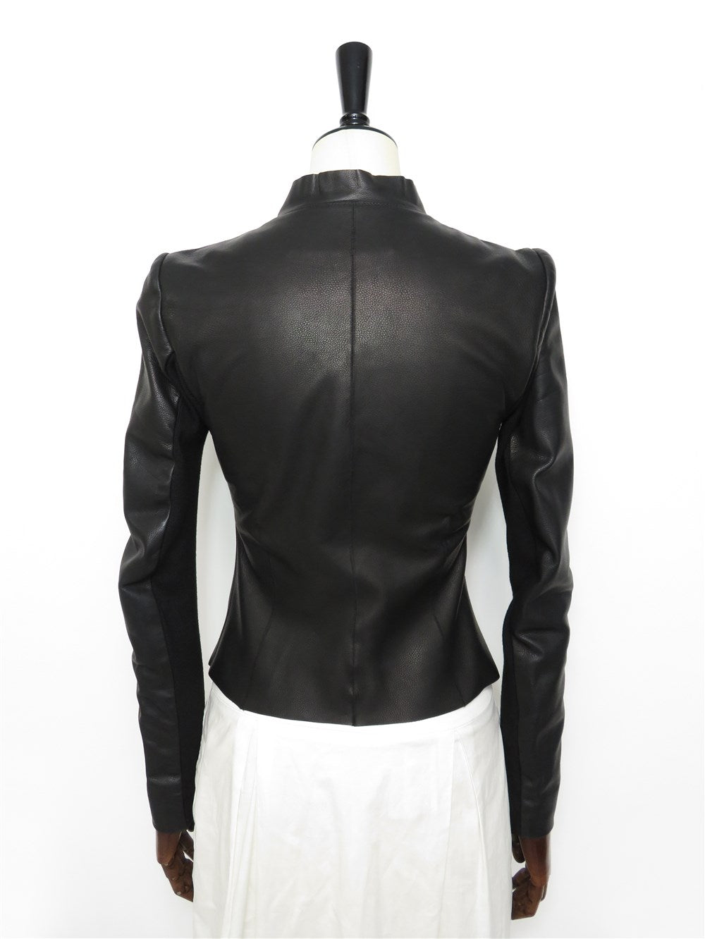 ローネック バイカー ジャケット