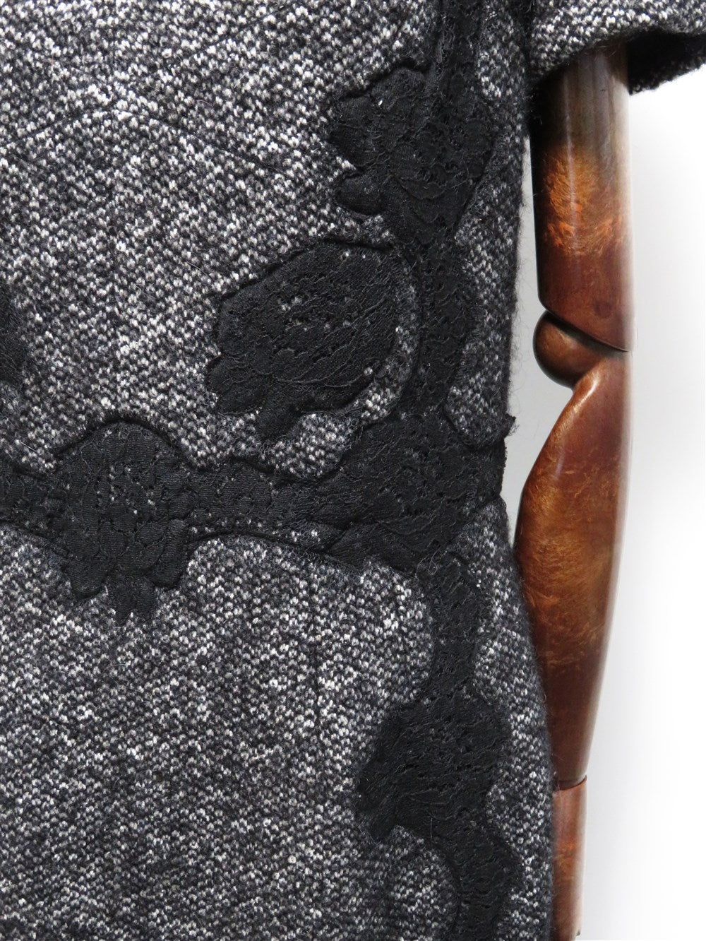 レース ツイード ワンピース