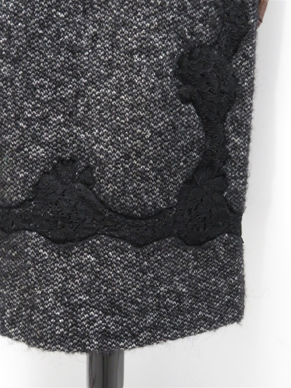 レース ツイード ワンピース