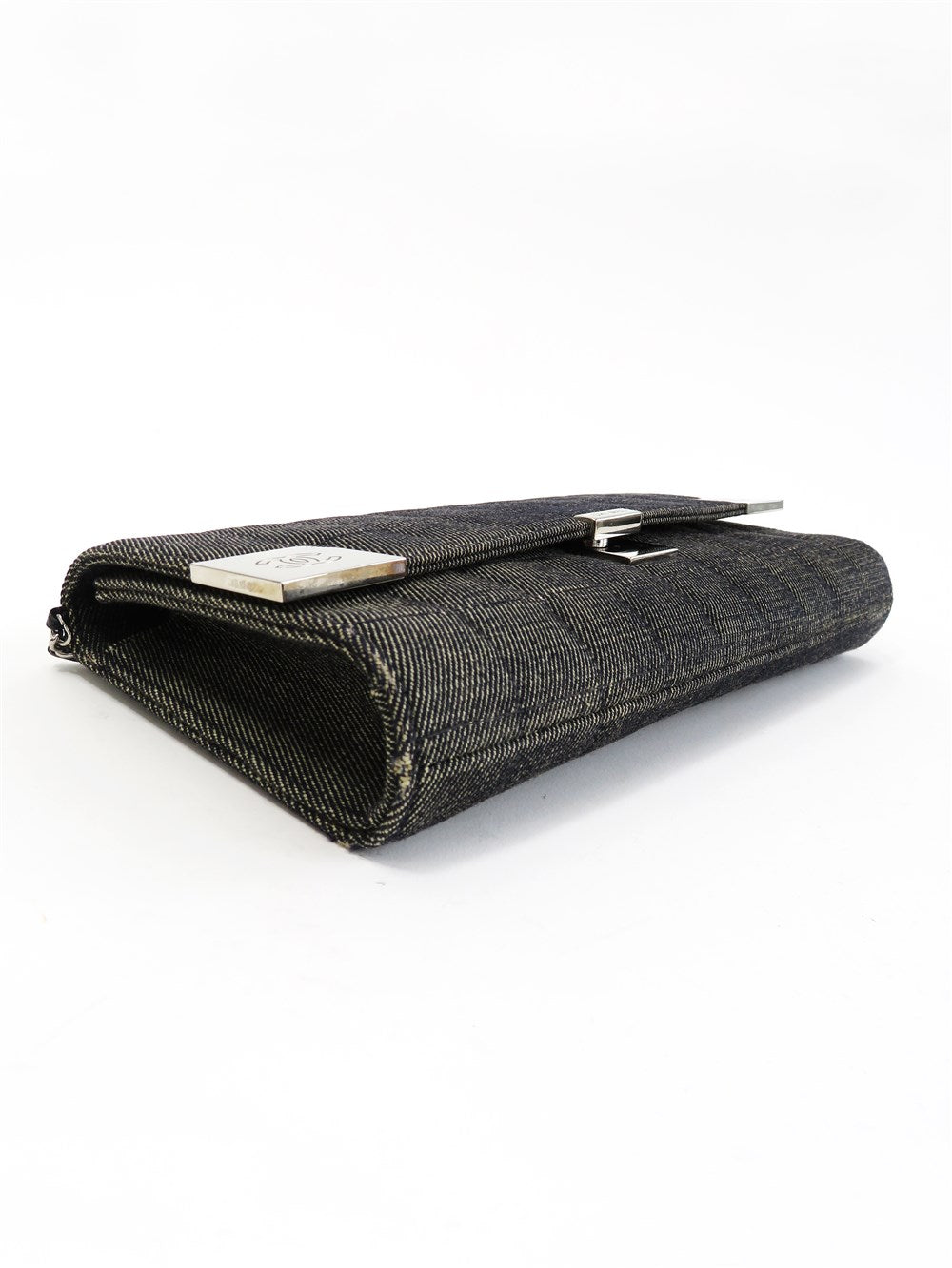 CC デニム チョコバー チェーンショルダー バック