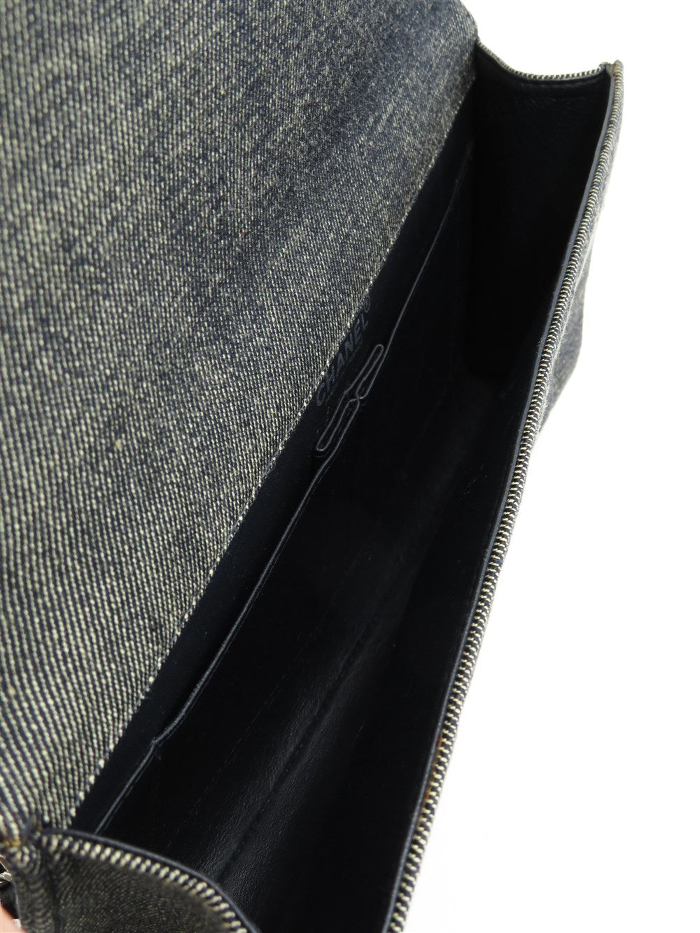 CC デニム チョコバー チェーンショルダー バック