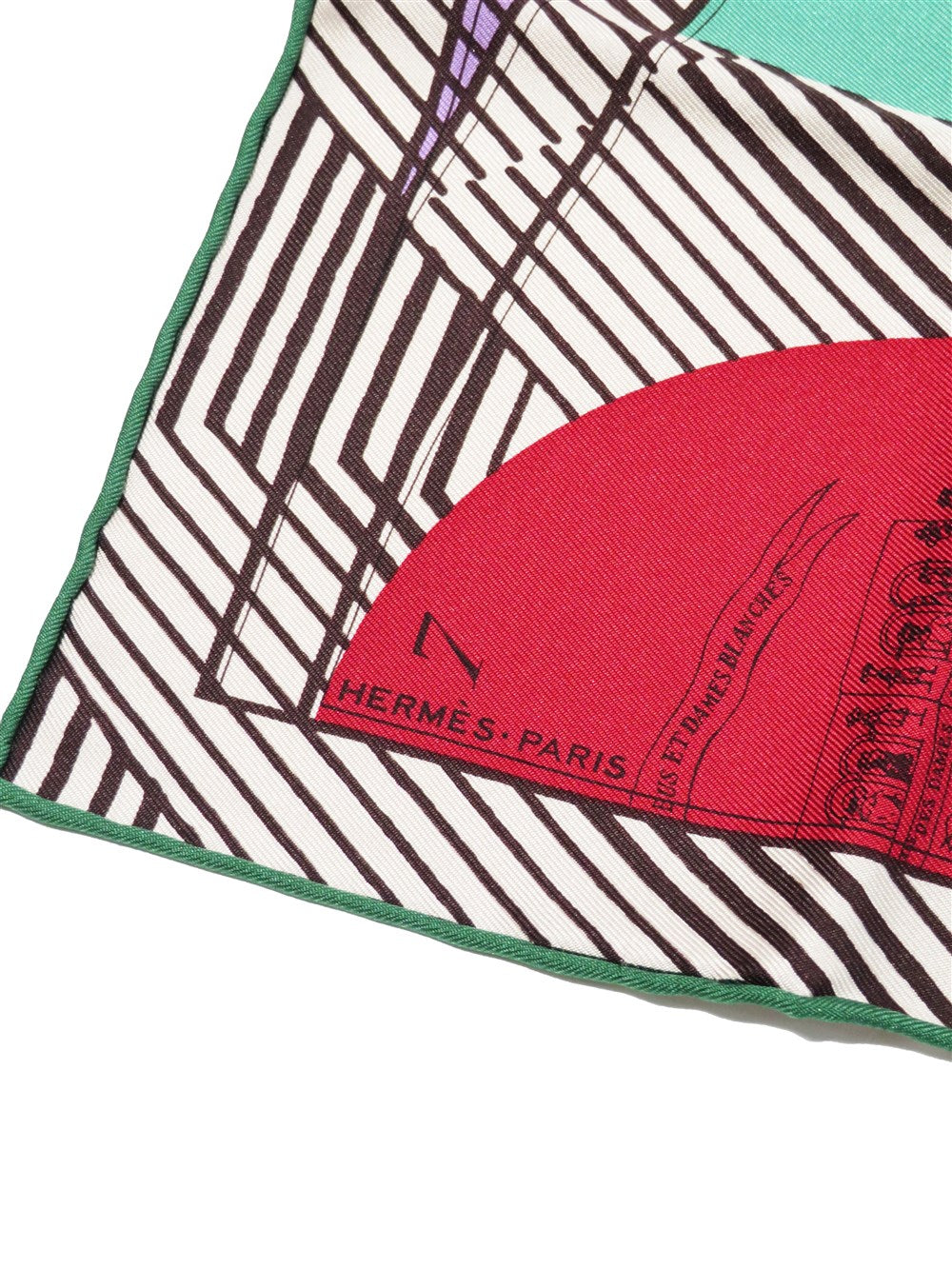 カレ45 オムニバスと白い貴婦人のゲーム スカーフ