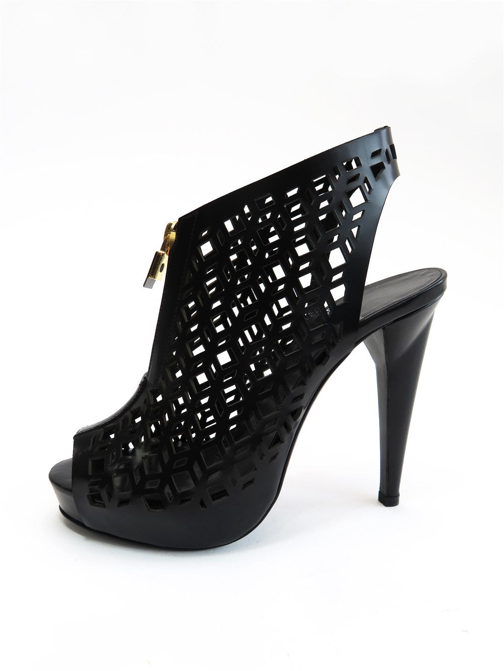 ジオメトリック カット ブーティ