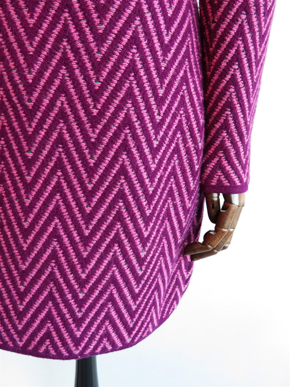 CC シェブロン柄 ニット ワンピース