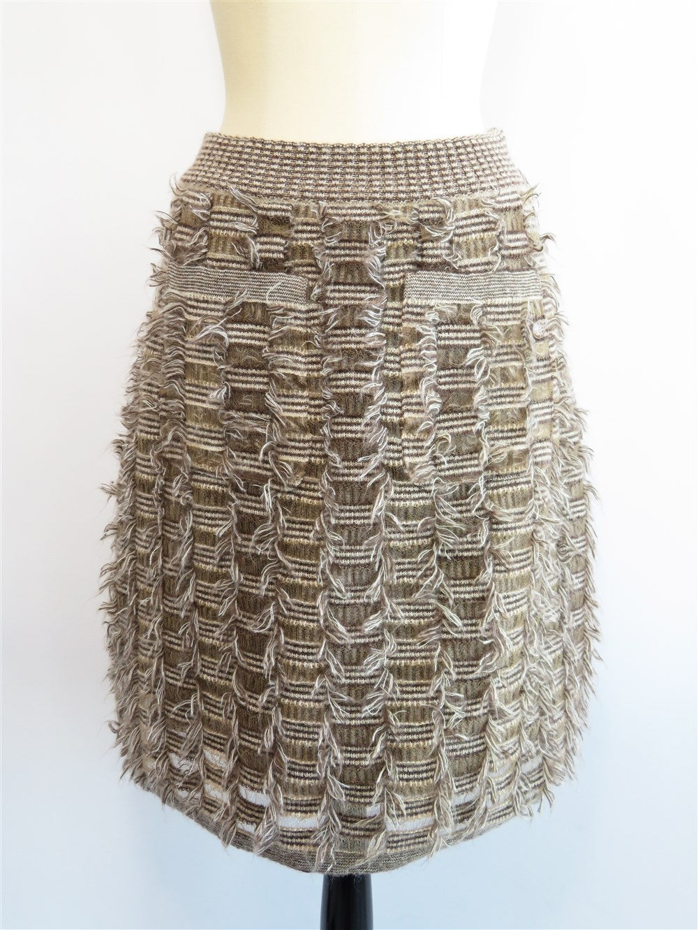 CC モザイクニット スカート